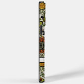 Gepersonaliseerde textuur achtergrond damast Case-Mate iPhone case (Achterkant / Rechts)