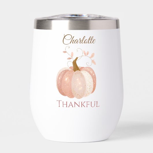 Gepersonaliseerde Thanksgiving - Herfst pompoen da (Voorkant)