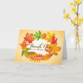 Gepersonaliseerde Thanksgiving Kaarten - Business (Gele Bloem)
