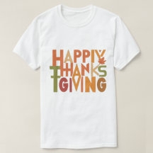 Gepersonaliseerde Thanksgiving T-shirt