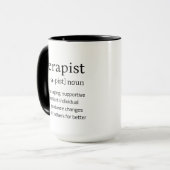 Gepersonaliseerde therapeut definitie mok (Voorkant links)