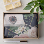 Gepersonaliseerde Tissue Paper Geometric Garden Na Tissuepapier (Geschenk)