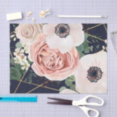 Gepersonaliseerde Tissue Paper Geometric Garden Na Tissuepapier (Craft)