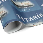 Gepersonaliseerde Titanic Cadeaupapier (Rol Hoek)