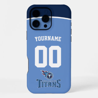 Gepersonaliseerde Titans Jersey Amerikaans Footbal iPhone 16 Pro Max Hoesje