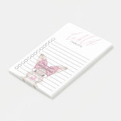 Gepersonaliseerde to-do lijst Sticky Notes - Schat (Schuin)
