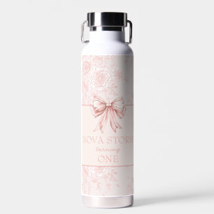 Gepersonaliseerde Toile Blush Roze Coquette Verjaa Waterfles