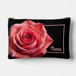 Gepersonaliseerde toilettas - Coral/Pink Rose Etui