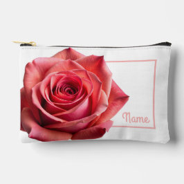 Gepersonaliseerde toilettas - Coral/Pink Rose Etui