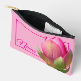 Gepersonaliseerde toilettas - Roze Lotus Etui