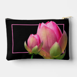 Gepersonaliseerde toilettas - Roze Lotus Etui