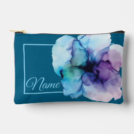 Gepersonaliseerde toilettas - Waterverf Flower Etui