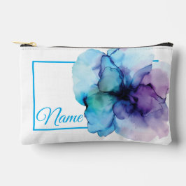 Gepersonaliseerde toilettas - Waterverf Flower Etui
