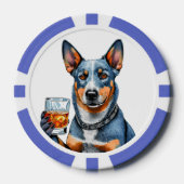 Gepersonaliseerde Top Dog Composiet Poker Chips (Voorkant)