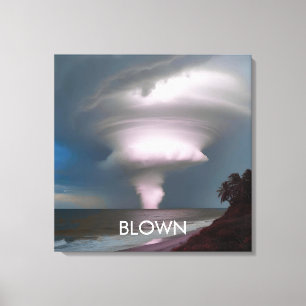 Gepersonaliseerde Tornado Twister Storm Canvas Afdruk