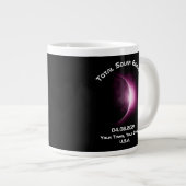 Gepersonaliseerde TOTALE ZONSVERDUISTERING 2024 Re Extra Grote Beker (Voorkant rechts)