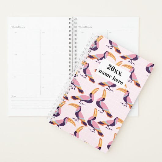Gepersonaliseerde Toucan Planner (Display)