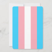 Gepersonaliseerde transgender vlag (Voorkant)