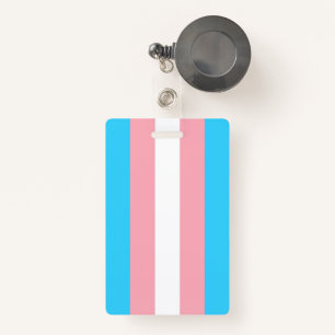 Gepersonaliseerde transgender vlag badge