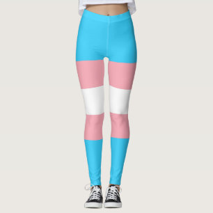 Gepersonaliseerde transgender vlag leggings