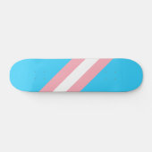 Gepersonaliseerde transgender vlag skateboard (Horizontaal)