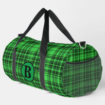Gepersonaliseerde trendy naam geruite plaid