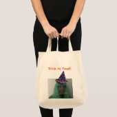 Gepersonaliseerde Trick or treat Halloween Wizard Tote Bag (Voorkant (product))