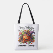 Gepersonaliseerde Trick or treat Tas (Achterkant)