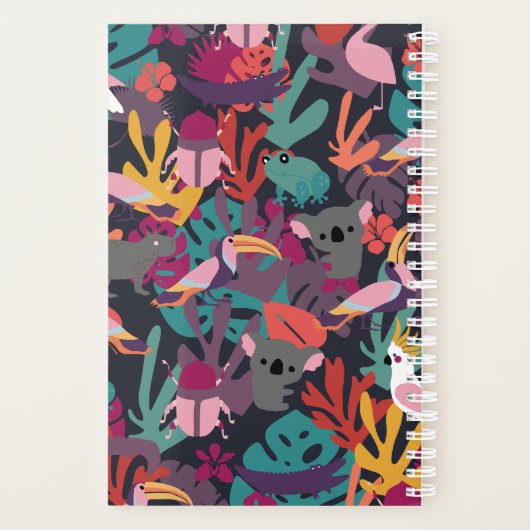 Gepersonaliseerde tropische planner (Achterkant)