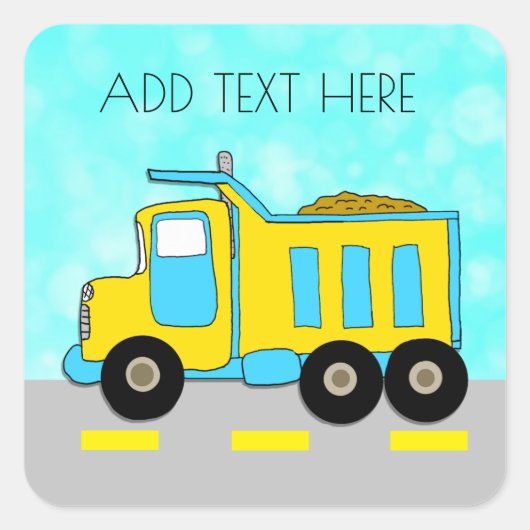 Gepersonaliseerde Truck stickers (Voorkant)