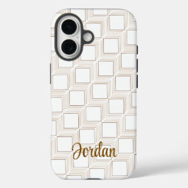 Gepersonaliseerde tumbling squares iPhone case