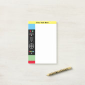 Gepersonaliseerde TV Afstandsbediening Modern Kleu Post-it® Notes (Op bureau)