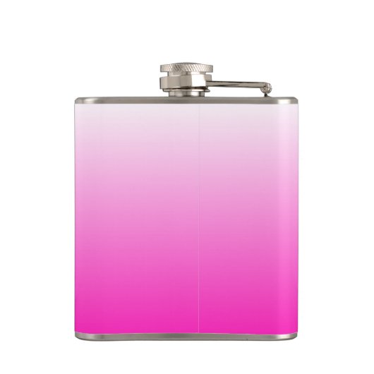 Gepersonaliseerde tweetonige gradiënt ombre hete r heupfles (Achterkant)