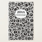 Gepersonaliseerde Typewriter Keys Planner (Voorkant)