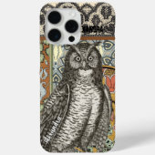 Gepersonaliseerde Uil Damask iPhone 5c case (Achterkant)