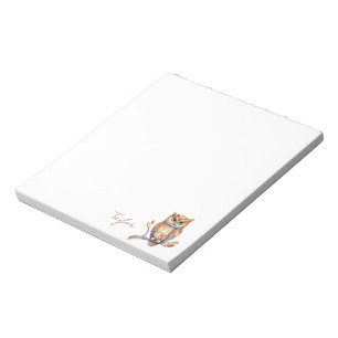 Gepersonaliseerde Uil Stationery Notitieblok