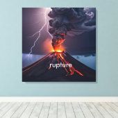 Gepersonaliseerde Uitbarstende Canvas met Lightnin Afdruk (Insitu (Houten vloer))