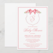 Gepersonaliseerde uitnodiging voor Baby shower (Voorkant / Achterkant)