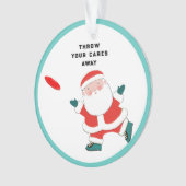 Gepersonaliseerde Ultimate Frisbee Ornament (voorkant)