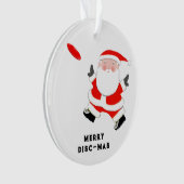 Gepersonaliseerde Ultimate Frisbee Ornament (voorkant)