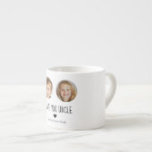 Gepersonaliseerde Uncle Gift | Aangepaste gezichts Espresso Kop (Voorkant rechts)