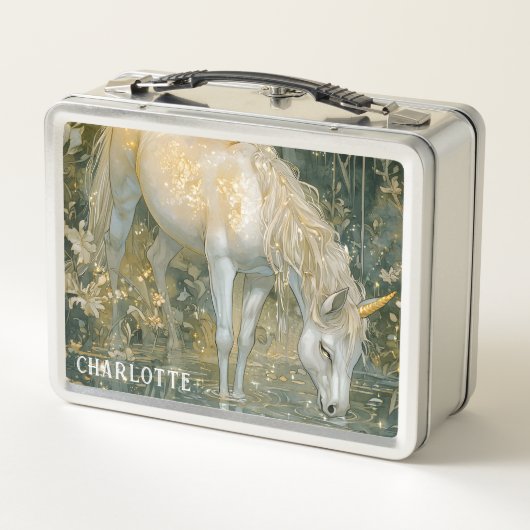 Gepersonaliseerde Unicorn Enchanted Forest (Achterkant)