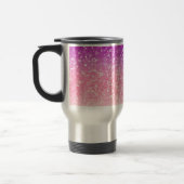 Gepersonaliseerde Unicorn Ombre 15 ounce koffie mo Reisbeker (Links)