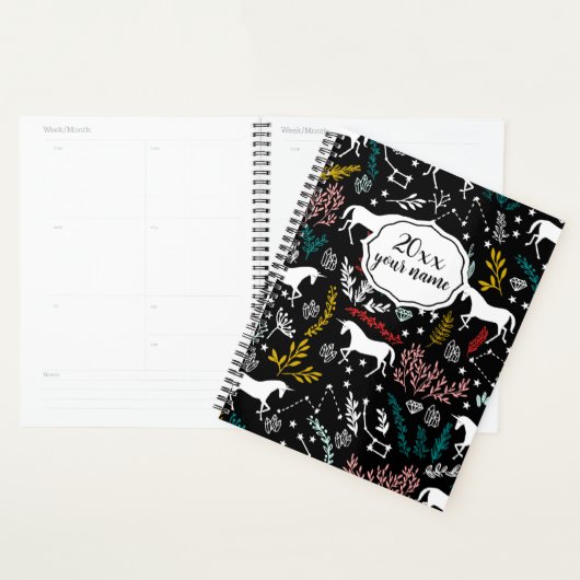 Gepersonaliseerde Unicorn Planner (Display)