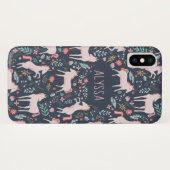 Gepersonaliseerde Unicorn-velden Case-Mate iPhone Case (Achterkant (horizontaal))