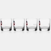 Gepersonaliseerde unie jack bruiloft partij bril whisky glas (Links)