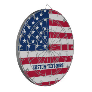Gepersonaliseerde USA Flag Stars and Stripes Dartbord