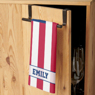 Gepersonaliseerde USA Flag Stars and Stripes Theedoek