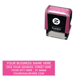 Gepersonaliseerde uw adreskleur Zelfinkkend stempe Zelfinktende Stempel