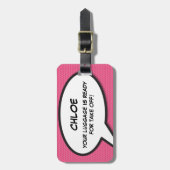 GEPERSONALISEERDE UW BAGAGE IS KLAAR OM OP TE STIJ BAGAGELABEL (Voorkant verticaal)